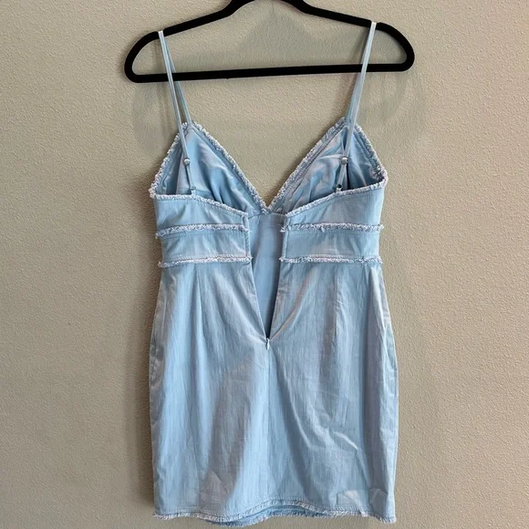 Tiger Mist Light Blue Denim Dress - Picture 4 of 5